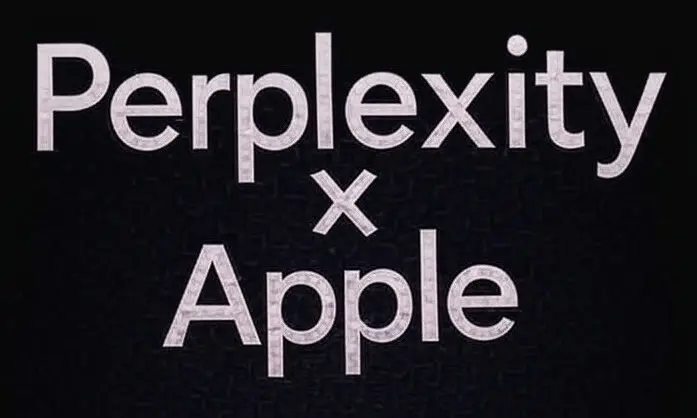Schriftzug Perplexity x Apple