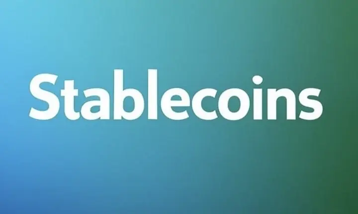 Schriftzug Stablecoins