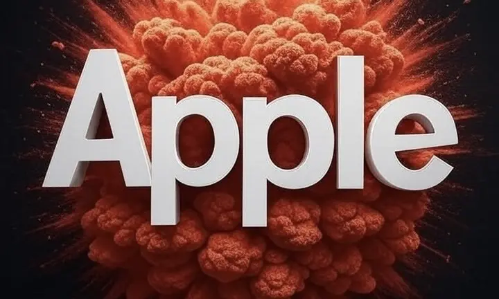 Schriftzug Apple