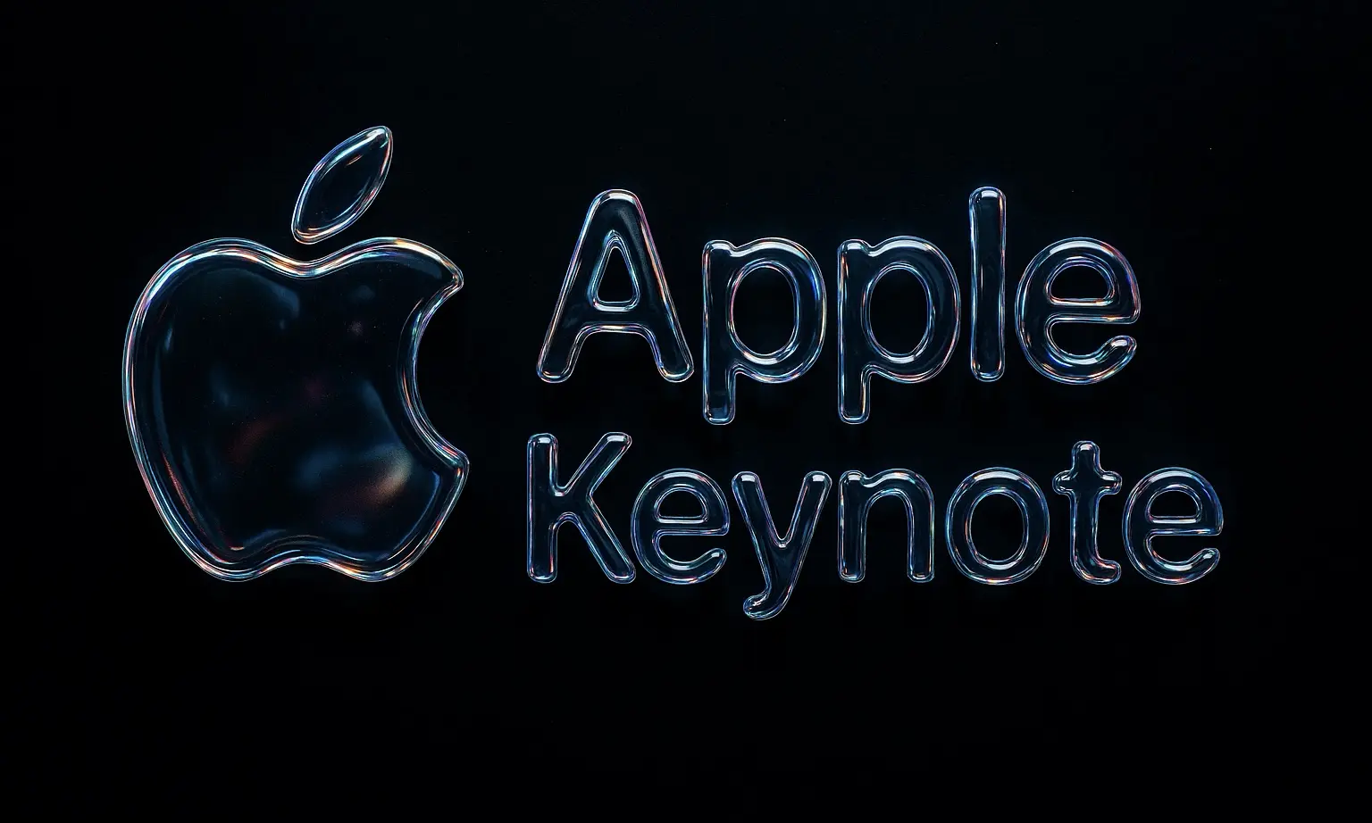 Schriftzug: Apple Keynote